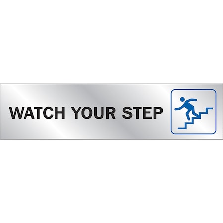 Watch Your Step Sign 2 X 8, 10PK